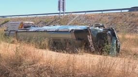 L'accident de car est survenu dans la nuit de samedi à dimanche sur l'autoroute A9 à hauteur de Fitou dans l'Aude