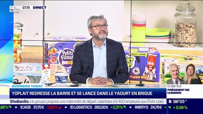 Yves Legros (Yoplait) : Yoplait redresse la barre et se lance dans le yaourt en brique - 14/11