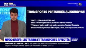 Grève du 23 mars: les trains et les transports impactés dans les Hauts-de-France
