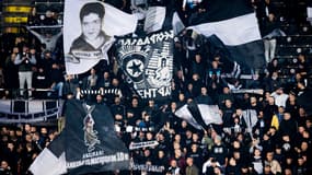 Supporters du Partizan Belgrade contre le KAA Gent, le 21 octobre 2021