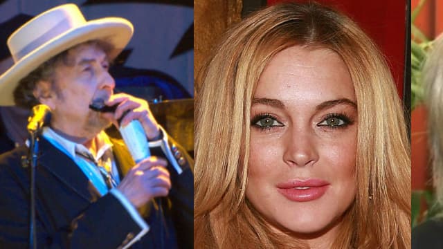 Bob Dylan, Lindsay Lohan, Renaud et Kim Kardashian, au coeur de l'actualité people de la semaine -