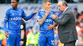 Lucas Digne et Rafael Benitez