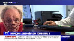 Grève des médecins libéraux: "Je suis passé de 1700 patients il y a 5 ans à 2577", affirme le docteur Jean-Paul Hamon