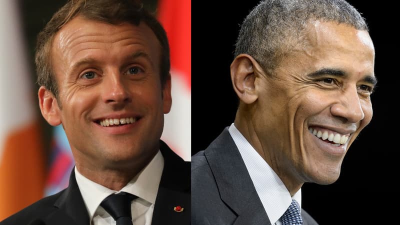 Emmanuel Macron et Barack Obama déjeuneront ensemble à l'Elysée le 2 décembre. 