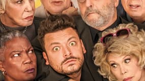 Détail de l'affiche du film "Maison de retraite 2" avec Kev Adams