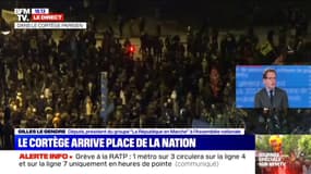 Gilles Le Gendre (LaREM) à propos des manifestations: "Je ne suis pas impressionné mais je suis respectueux" 