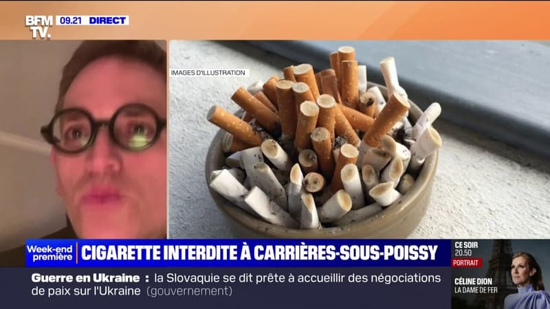 Interdiction de la cigarette: “On a fait le choix de délimiter des espaces pour protéger les enfants du tabagisme passif”, explique Eddie Aït, maire de Carrières-sous-Poissy (Yvelines)