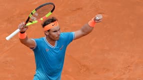 Rafael Nadal à Rome, le 18 mai 2019