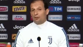 Massimiliano Allegri en conférence de presse 