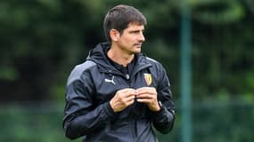 Laurent Bessière avec Lens en septembre 2022