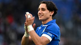 Ange Capuozzo avec l'Italie le 9 mars 2024
