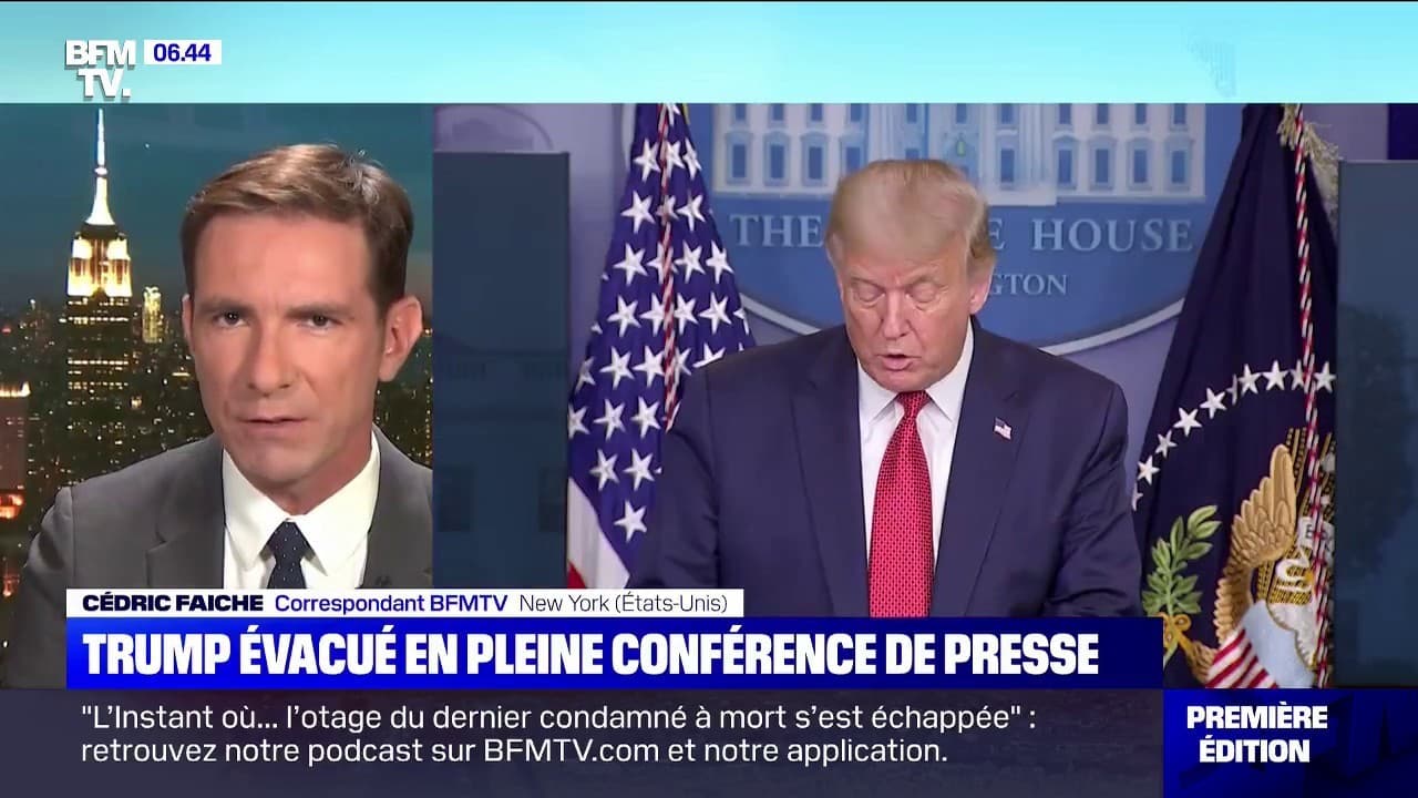 Pourquoi Donald Trump A T Il été évacué En Pleine Conférence De Presse 7279