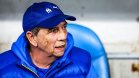 Jean-Louis Gasset avec l'OM le 22 février 2024 contre le Shakhtar