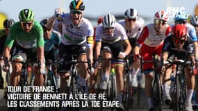 Tour de France : Les classements après la 10e étape à l'île de Ré