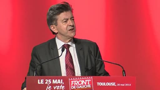 Jean-Luc Mélenchon le 20 mai à Toulouse