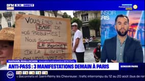 Anti pass sanitaire: trois manifestations ce samedi à Paris