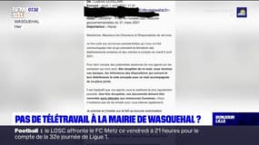 Nord: la mairie de Wasquehal demande à ses agents de revenir en présentiel