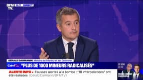 Gérald Darmanin sur le terroriste d'Arras: "Ça faisait trois mois que nous l'écoutions téléphoniquement (...) il n'y avait aucune menace"