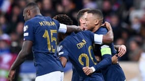 Auteur d'un triplé, Kylian Mbappé a vécu une soirée de rêve à Nice, le 18 novembre 2023