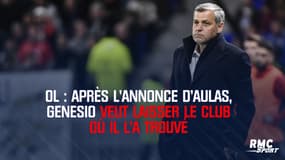 OL : après l’annonce d’Aulas, Genesio veut laisser le club où il l’a trouvé