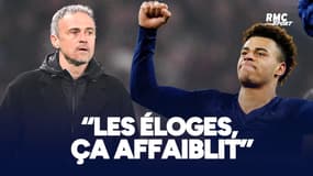 PSG : "Les éloges, ça affaiblit", Luis Enrique maintient l'exigence avec Doué (et les jeunes joueurs)
