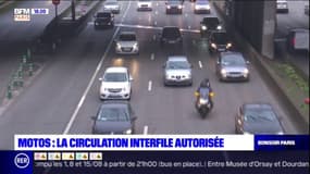 Île-de-France: la circulation inter-file de nouveau expérimentée