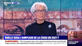 Christine Lagarde: "Nous sommes en présence de la plus énorme crise économique que nous ayons vécu depuis la Seconde Guerre mondiale"