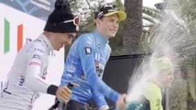Jonas Vingegaard, vainqueur de l'édition 2024 de Tirreno-Adriatico, le 10 mars 2024.