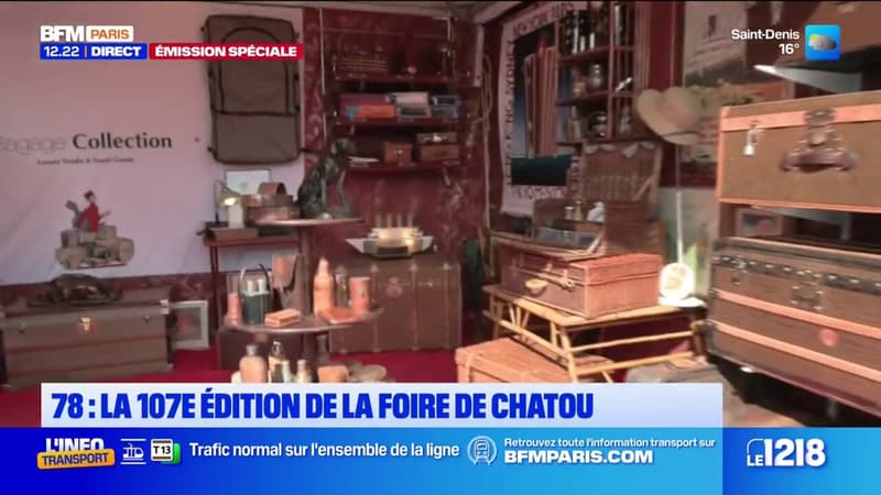 Yvelines: la foire de Chatou, un véritable "musée à ciel ouvert" où l'on peut trouver des pépites