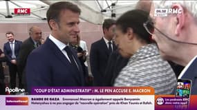 "Coup d'état administratif" : Marine Le Pen accuse Emmanuel Macron