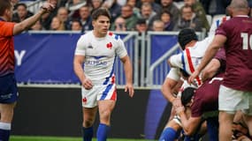 Antoine Dupont lors de France-Géorgie