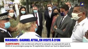 Coronavirus: Gabriel Attal en visite à Lyon