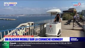 Un glacier mobile sur la corniche Kennedy