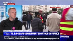  "On a confiance en nous, on pense qu'on va aller gagner le retrait de la réforme", affirme Alexis Louvet (Solidaires RATP)