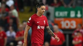 Darwin Nunez a été exclu lors de la deuxième journée de Premier League face à Crystal Palace, lundi 15 août 2022.