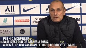 Monpellier : "À 11 c'est dur de gagner à Paris, alors à 10" Der Zakarian regrette le rouge de Omlin