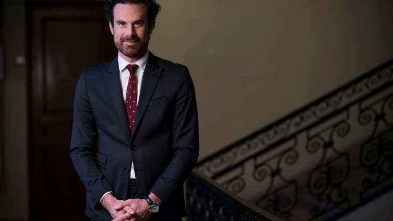Le directeur de Sciences Po Paris, Mathias Vicherat à Paris le 10 décembre 2021