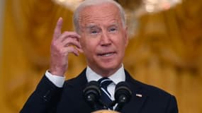 Le président américain Joe Biden, le 18 août 2021 à Washington