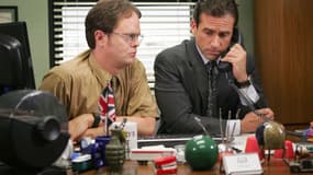 Rainn Wilson et Steve Carell dans "The Office"