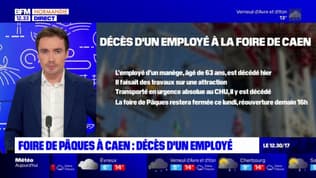 Caen: la foire de Pâques fermée lundi après le décès d'un employé d'un manège