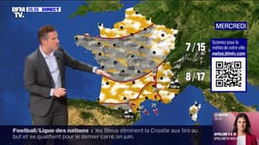 Des brouillards et de la pluie sur une grande partie du pays et des températures allant de 12 à 18 degrés