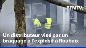 Un distributeur de la banque Postale visé par un braquage à l'explosif à Roubaix