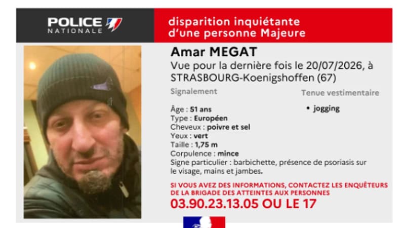 Un homme de 51 ans a disparu depuis un mois à Strasbourg, un appel à témoins lancé