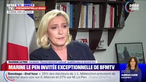 Marine Le Pen sur l'exfiltration d'une militante écologiste: "Ce sont les policiers de Monsieur Darmanin, il faut s'adresser à lui"