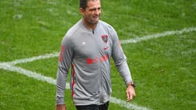 Le nouvel entraîneur de Toulon Franck Azema, avant le match contre Biarritz comptant pour la 9e journée de Top 14, le 30 octobre au Stade Mayol