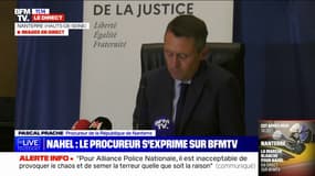 Mort de Nahel: "La troisième personne présente dans le véhicule est toujours recherchée" précise le procureur de la République de Nanterre