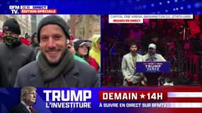 "Ça va bientôt faire huit heures qu'on fait la queue": notre reporter fait la queue avec les soutiens de Donald Trump pour rentrer dans 