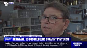 Teknival: "On s'est fait insulter (...) il a fallu que je menace d'appeler les gendarmes", un restaurateur voisin du festival se plaint du comportement des festivaliers