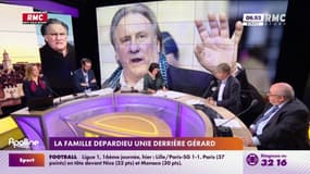 La famille Depardieu au soutien de l'acteur, "jamais violent".