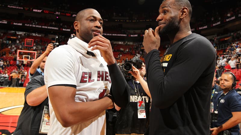 Dwyane Wade et LeBron James